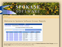 Tablet Screenshot of growerreports.com